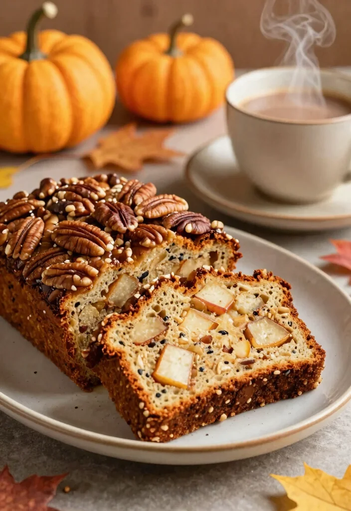 15 Country Apple Fritter Bread Recipes: Soft, Sweet, and Cozy - 7. Spiced Apple Fritter Bread with Pecans 1