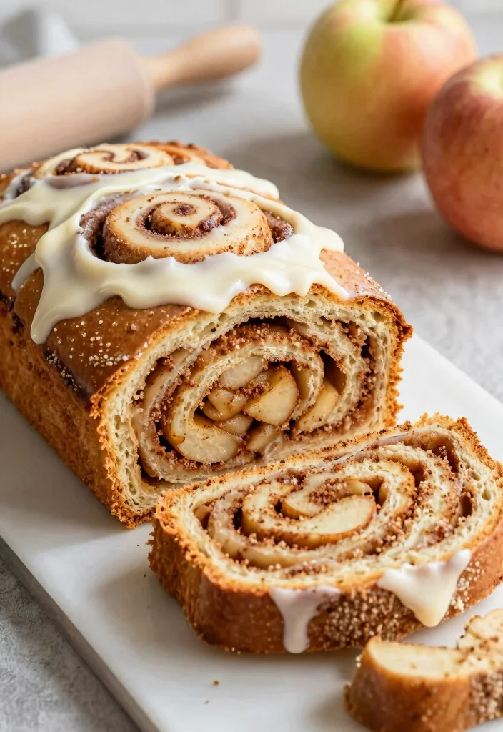 15 Country Apple Fritter Bread Recipes: Soft, Sweet, and Cozy - 8. Apple Cinnamon Roll Fritter Bread 1