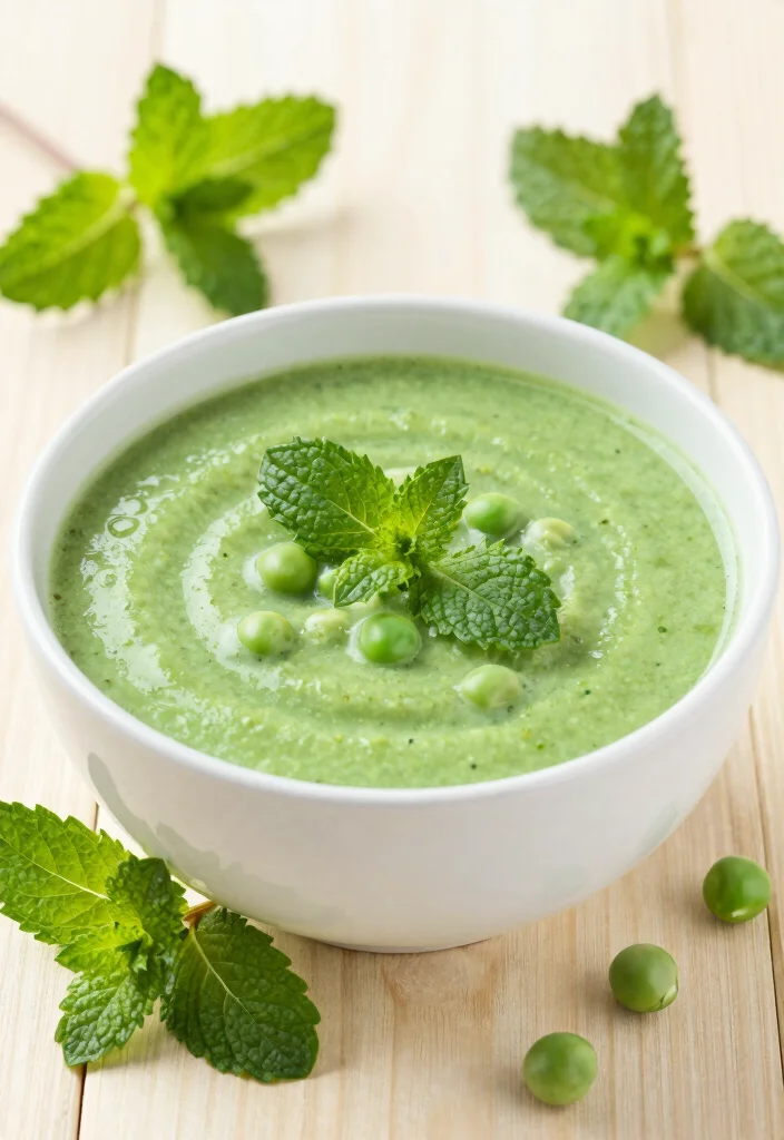 15 Gluten Free Soup Recipes: Cozy Wholesome Bowls - 13. Pea & Mint Soup 1