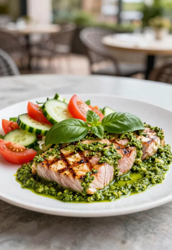 15 Grilled Tuna Steak Recipes: Simple, Fresh, and Delicious - 8. Pesto Grilled Tuna Steaks 1