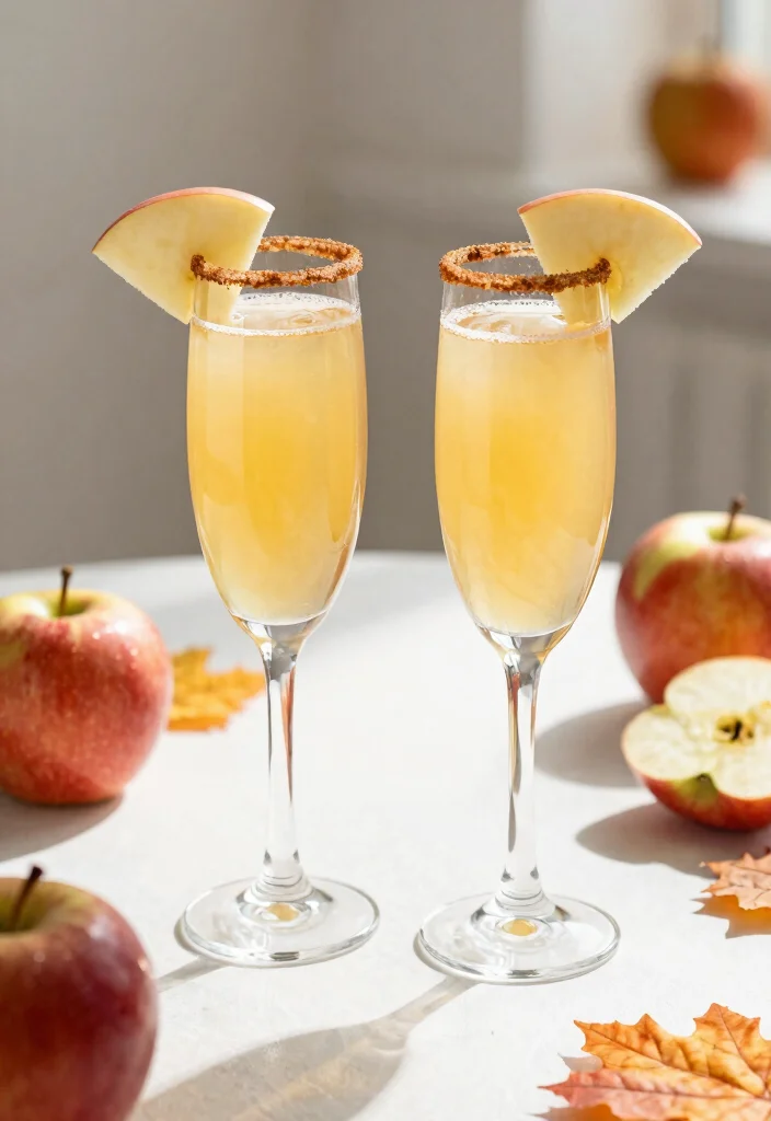16 Apple Cider Cocktail Recipes Perfect for Fall Parties - 5. Apple Cider Mimosa 1
