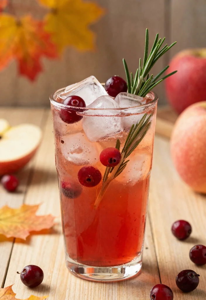 16 Apple Cider Cocktail Recipes Perfect for Fall Parties - 6. Cranberry Apple Cider Fizz 1