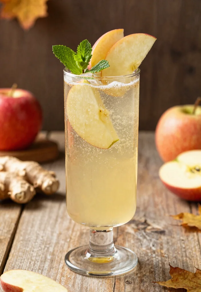 16 Apple Cider Cocktail Recipes Perfect for Fall Parties - 7. Ginger Apple Cider Fizz 1