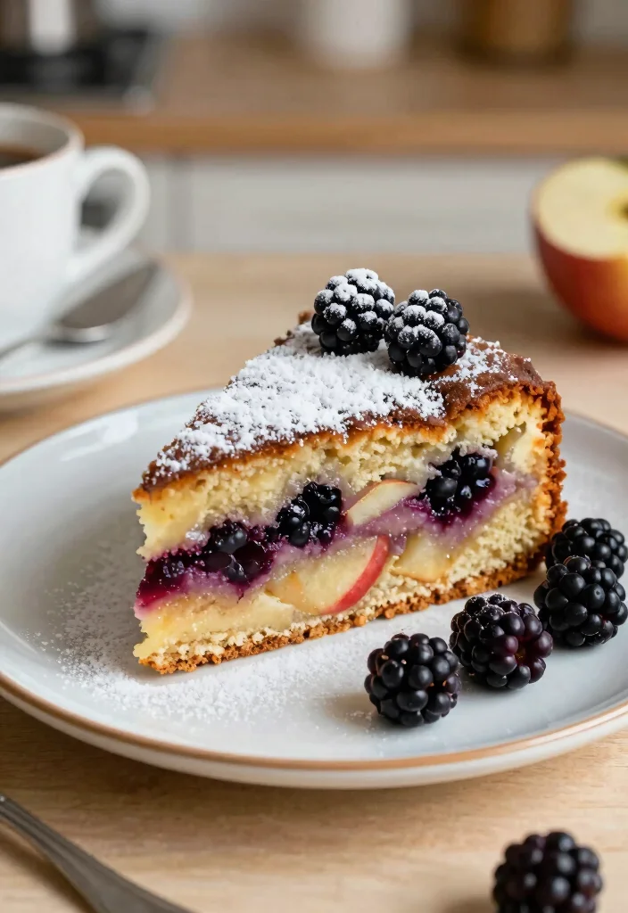 16 Apple Coffee Cake Recipes Moist, Cozy, and Easy - 13. Apple Blackberry Coffee Cake 1