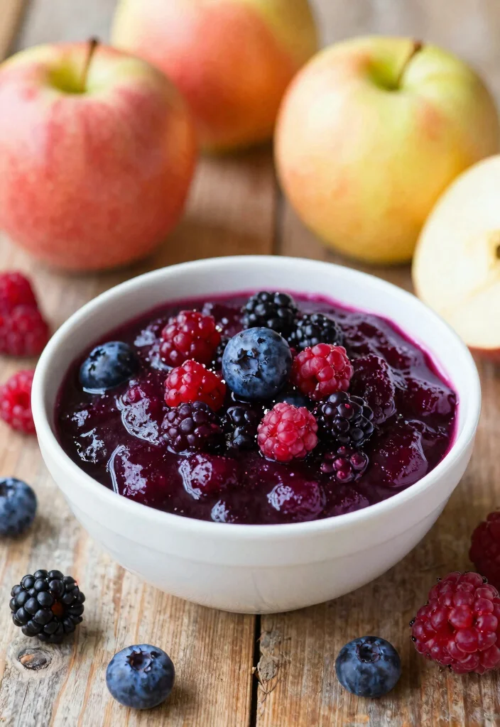 16 Apple Sauce Recipes: Crockpot Simple and Comforting - 14. Berry Apple Sauce 1