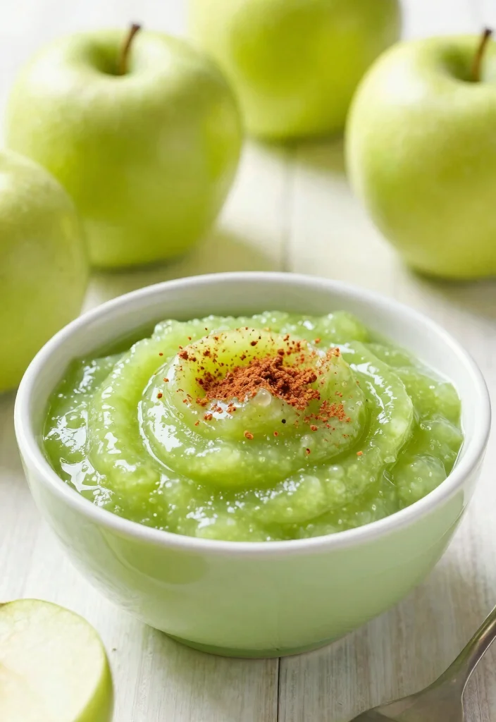 16 Apple Sauce Recipes: Crockpot Simple and Comforting - 16. Green Apple Sauce 1