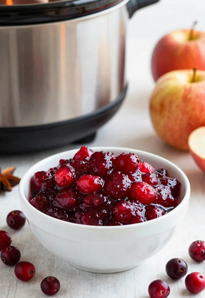 16 Apple Sauce Recipes: Crockpot Simple and Comforting - 6. Cranberry Apple Sauce 1