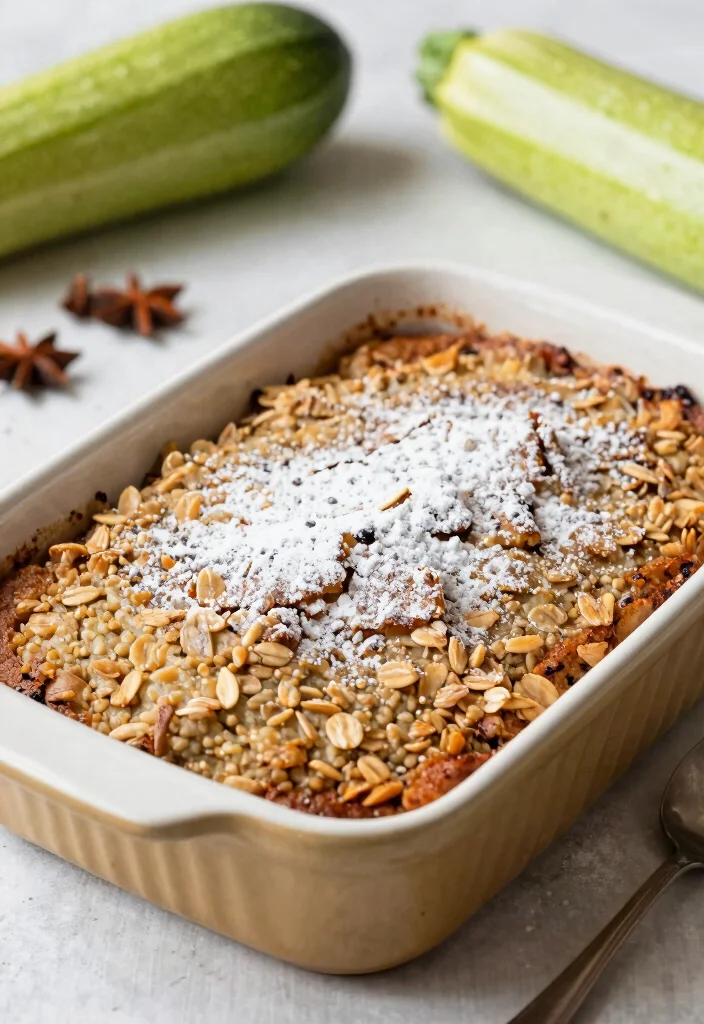 16 Baked Oatmeal Recipes: Healthy Make-Ahead Comfort - 11. Zucchini Bread Baked Oatmeal 1