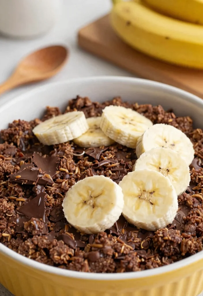 16 Baked Oatmeal Recipes: Healthy Make-Ahead Comfort - 2. Chocolate Banana Baked Oatmeal 1