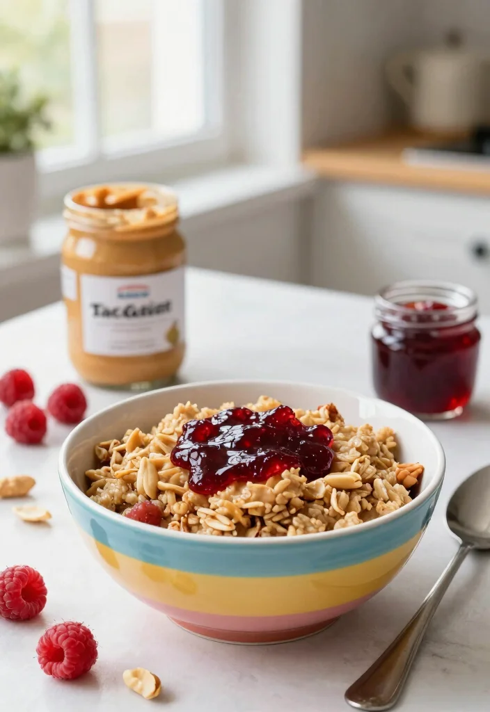 16 Baked Oatmeal Recipes: Healthy Make-Ahead Comfort - 4. Peanut Butter and Jelly Baked Oatmeal 1