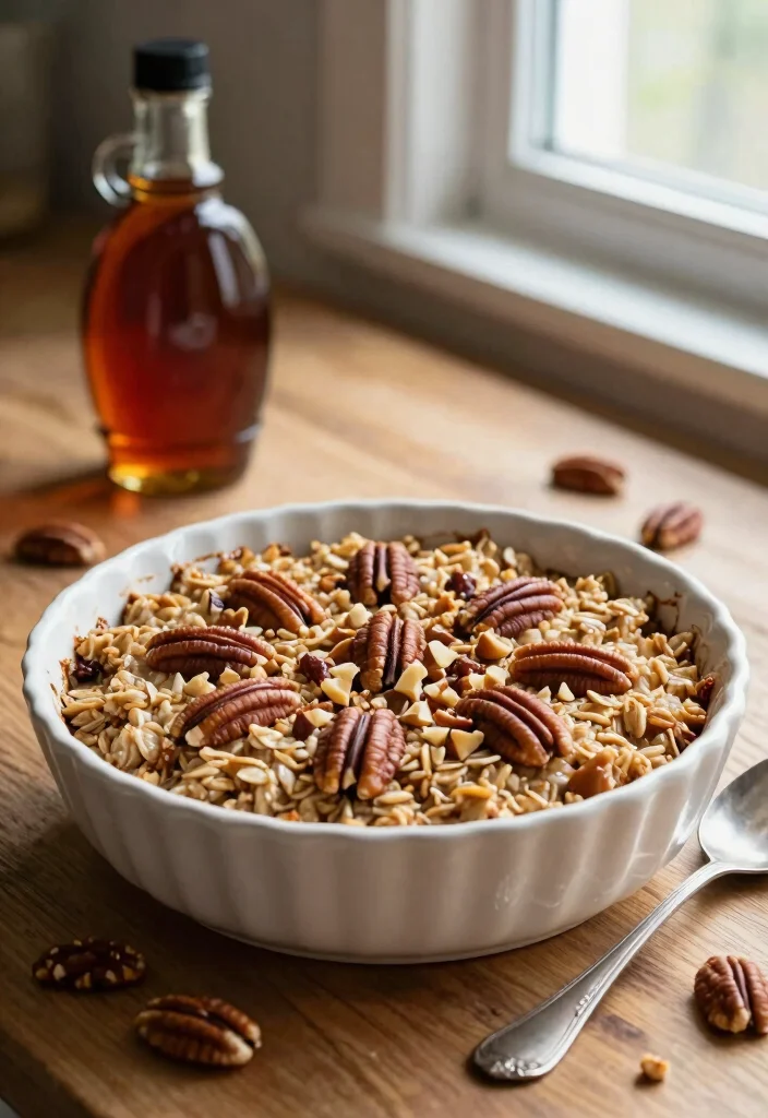 16 Baked Oatmeal Recipes: Healthy Make-Ahead Comfort - 5. Maple Pecan Baked Oatmeal 1