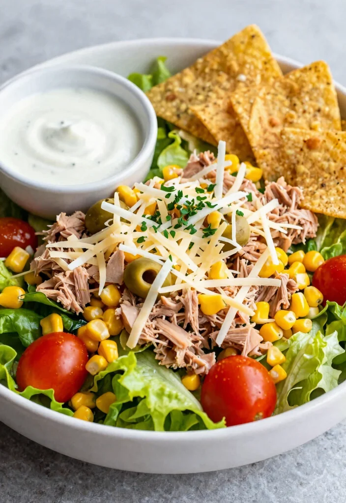 16 Canned Tuna Recipes for Healthy, Quick Protein Meals - 11. Tuna Taco Salad 1