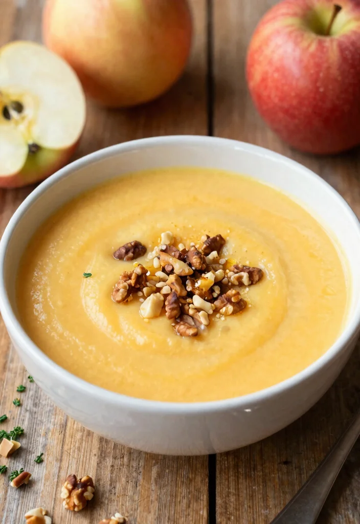 16 Cheddar Cheese Soup Recipes Smooth Cozy Bowls - 16. Cheddar Apple Soup 1