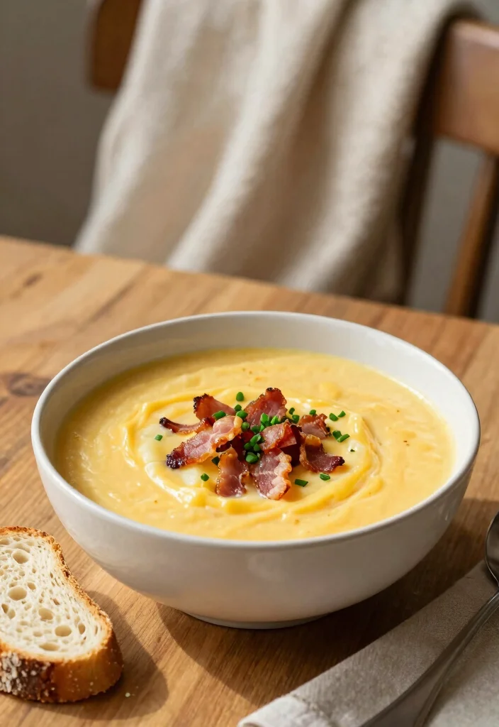 16 Cheddar Cheese Soup Recipes Smooth Cozy Bowls - 4. Cheddar Potato Soup 1