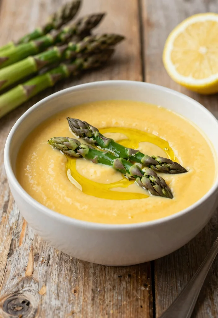 16 Cheddar Cheese Soup Recipes Smooth Cozy Bowls - 9. Cheddar Asparagus Soup 1