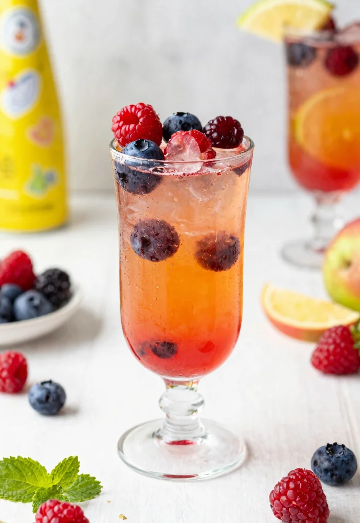 16 Crown Apple Drinks Recipes Smooth and Crowd Friendly - 12. Crown Apple Berry Blast 1