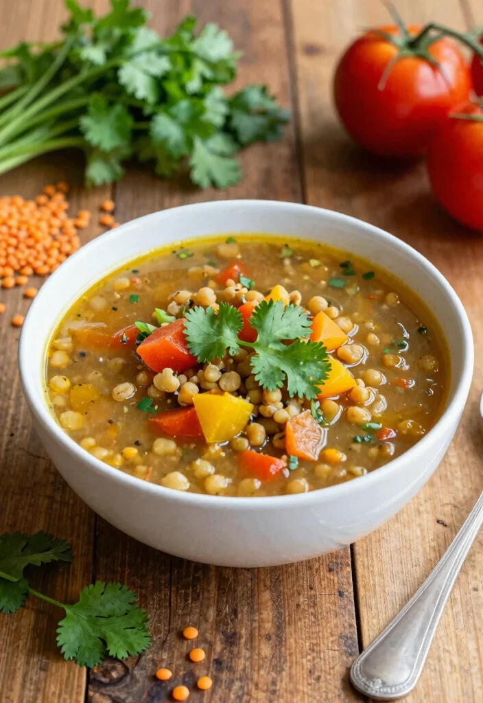 16 Dutch Oven Soup Recipes for Deep Flavor One Pot Meals - 1. Hearty Vegetable and Lentil Soup 1