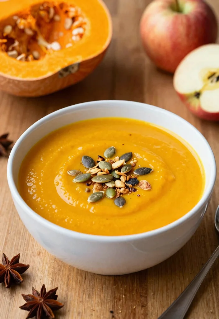 16 Dutch Oven Soup Recipes for Deep Flavor One Pot Meals - 12. Spiced Butternut Squash and Apple Soup 1