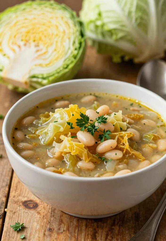 16 Dutch Oven Soup Recipes for Deep Flavor One Pot Meals - 13. Hearty Cabbage and White Bean Soup 1