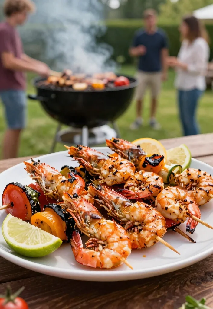 16 Gluten Free Healthy Recipes Easy Everyday Meals - 13. Grilled Shrimp Skewers with Veggies 1
