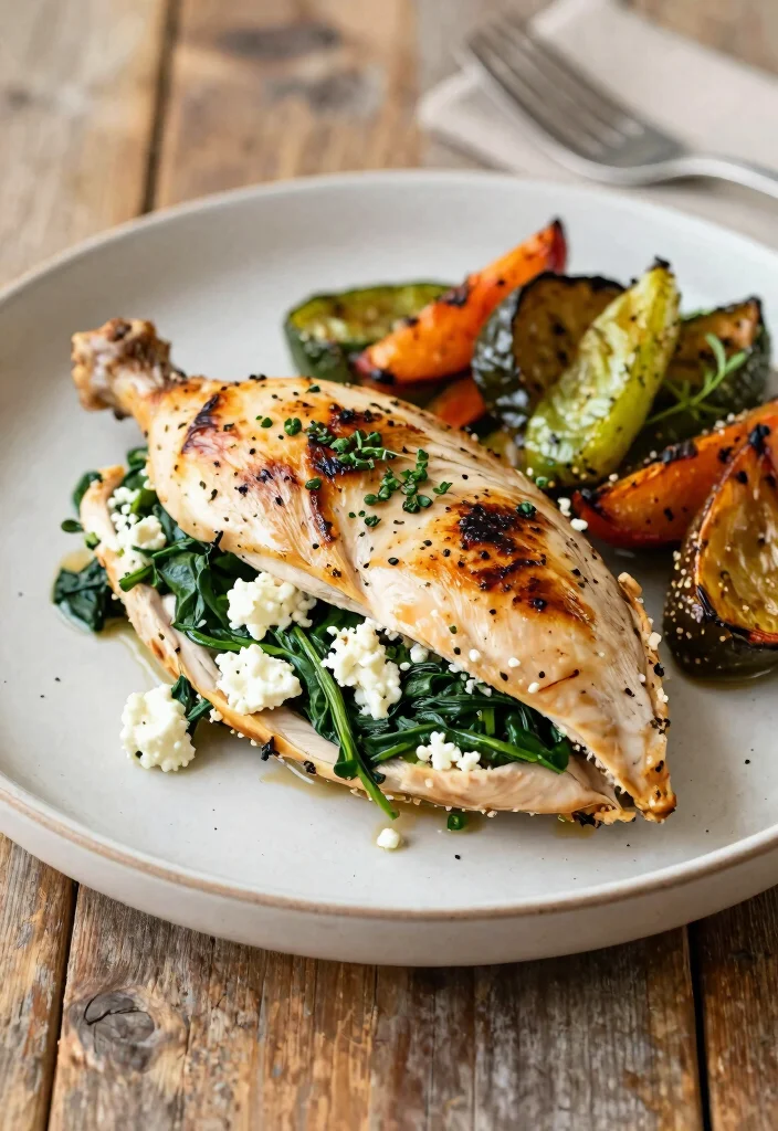 16 Gluten Free Healthy Recipes Easy Everyday Meals - 14. Spinach and Feta Stuffed Chicken 1