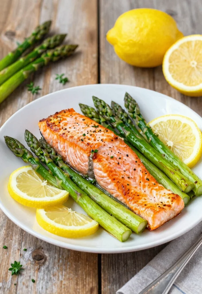 16 Gluten Free Healthy Recipes Easy Everyday Meals - 5. Baked Salmon with Asparagus 1