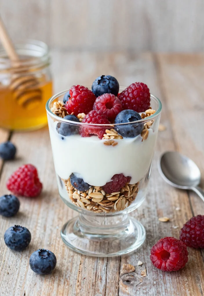 16 Gluten Free Healthy Recipes Easy Everyday Meals - 7. Greek Yogurt Parfait with Fresh Berries 1