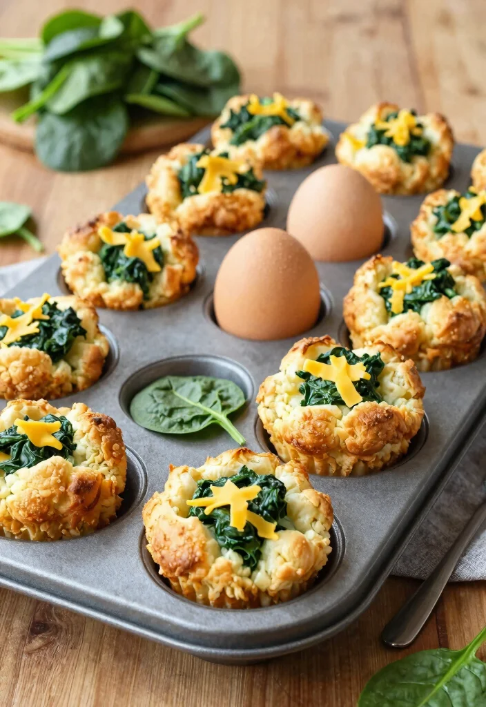 16 Gluten Free Healthy Recipes Easy Everyday Meals - 8. Egg Muffins with Spinach and Cheese 1