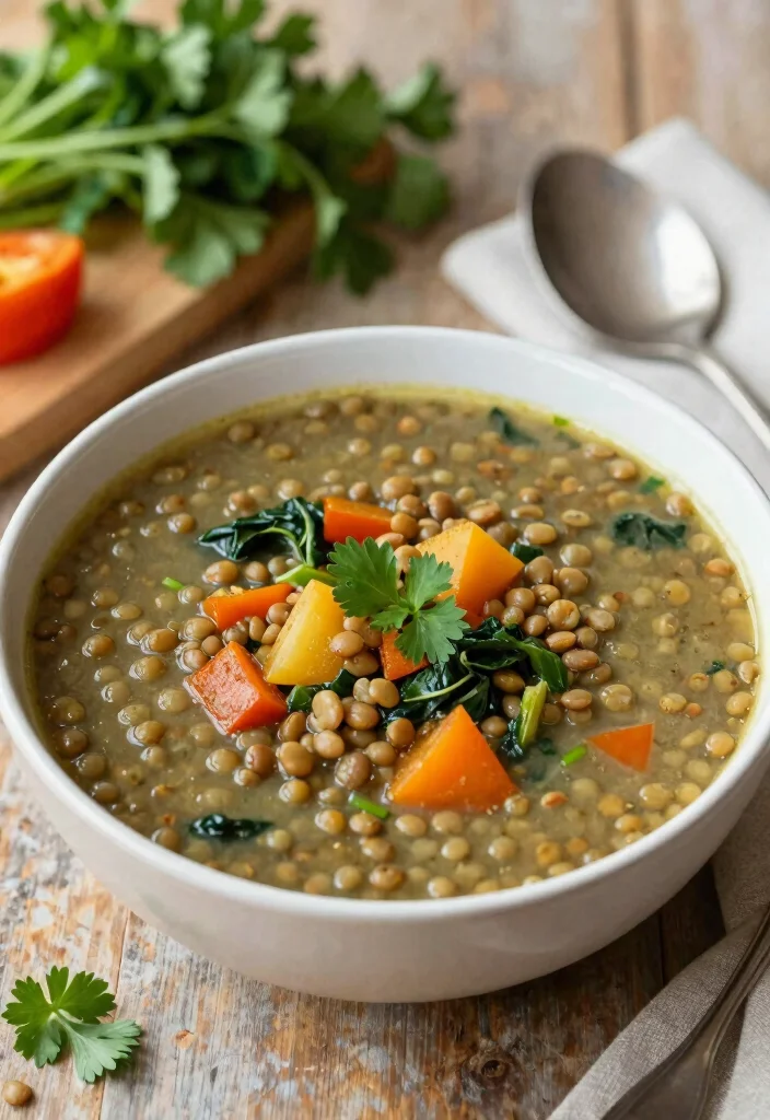 16 Gluten Free Healthy Recipes Easy Everyday Meals - 9. Vegetable Soup with Lentils 1