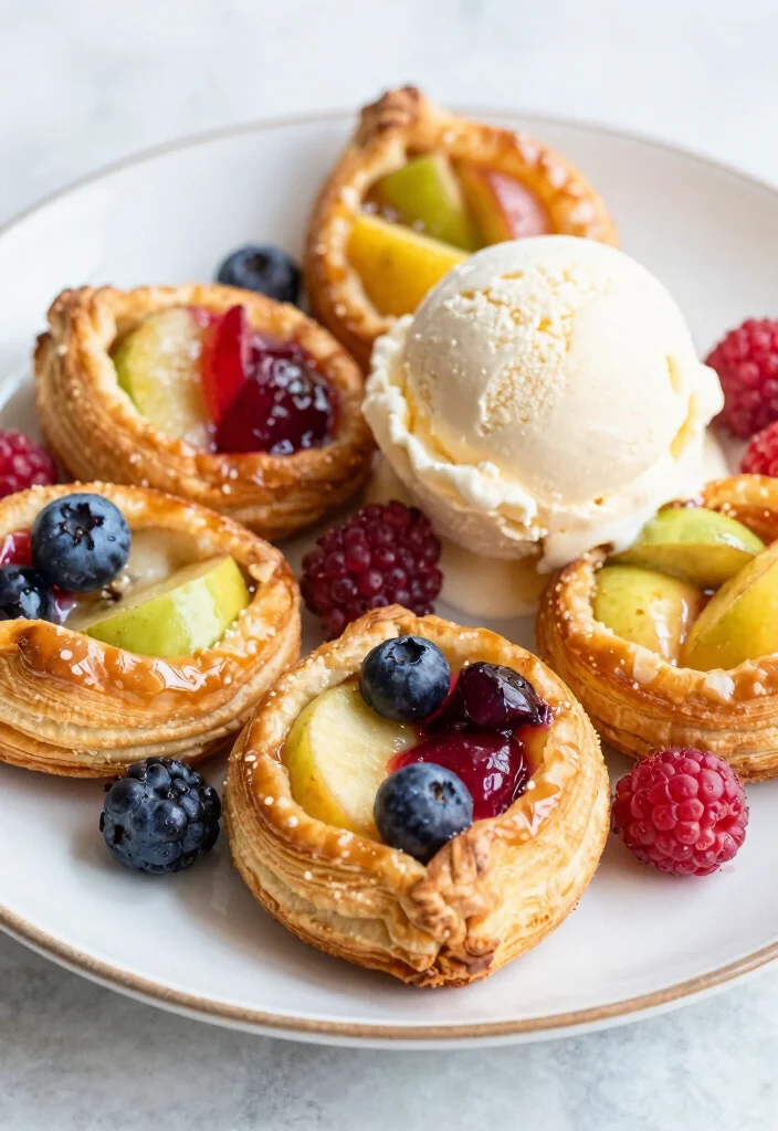 17 Apple Puff Pastry Recipes: Flaky, Quick, and Delicious - 14. Apple and Berry Puff Pastry Desserts 1
