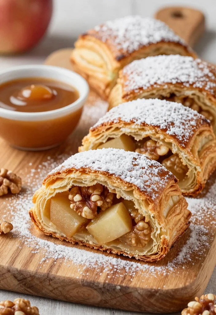 17 Apple Puff Pastry Recipes: Flaky, Quick, and Delicious - 15. Apple and Walnut Puff Pastry Strudels 1