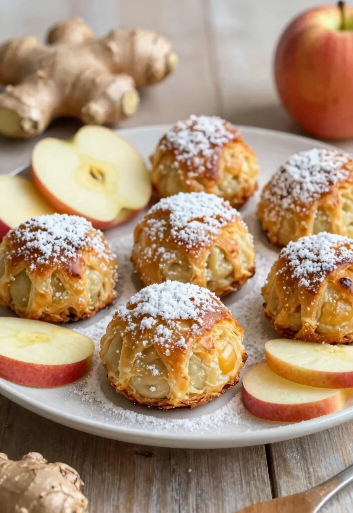 17 Apple Puff Pastry Recipes: Flaky, Quick, and Delicious - 16. Ginger Apple Puff Pastry Dumplings 1