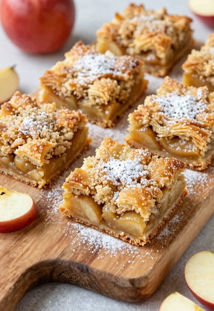 17 Apple Puff Pastry Recipes: Flaky, Quick, and Delicious - 4. Apple Streusel Puff Pastry Bars 1