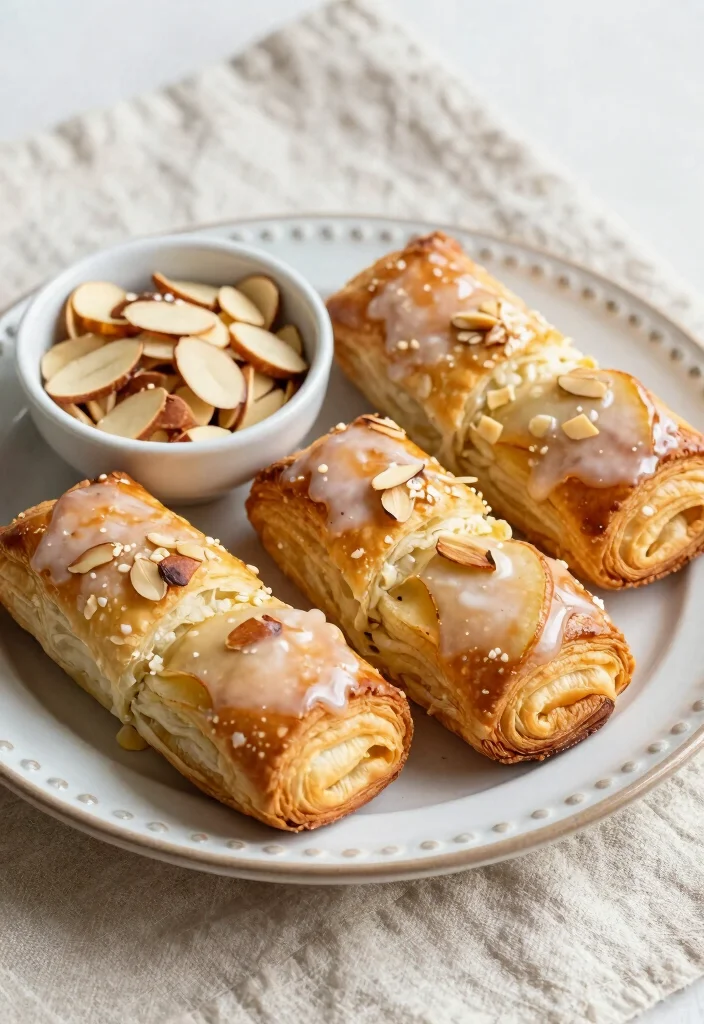 17 Apple Puff Pastry Recipes: Flaky, Quick, and Delicious - 8. Apple and Almond Puff Pastry Rolls 1