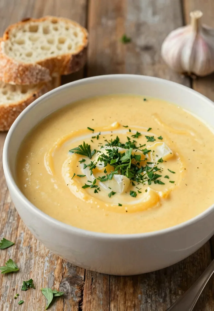 17 Beer Cheese Soup Recipes Rich Creamy Pub Style - 12. Garlic and Herb Beer Cheese Soup 1