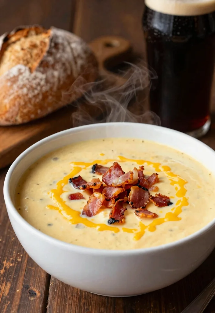 17 Beer Cheese Soup Recipes Rich Creamy Pub Style - 3. Bacon and Beer Cheese Soup 1