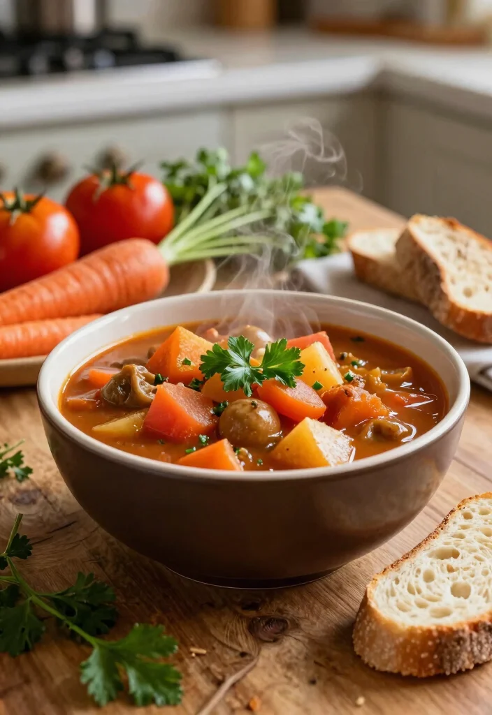 17 Crock Pot Recipes Healthy Simple Slow Cooker Dinners - 1. Hearty Vegetable Stew 1