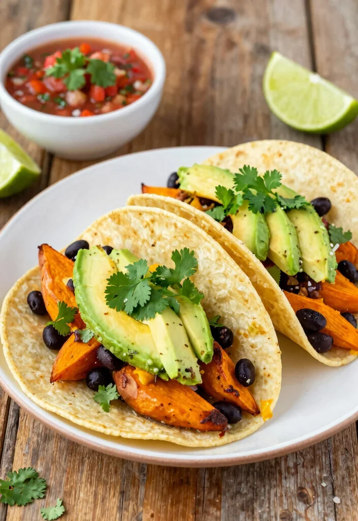17 Crock Pot Recipes Healthy Simple Slow Cooker Dinners - 5. Sweet Potato and Black Bean Tacos 1