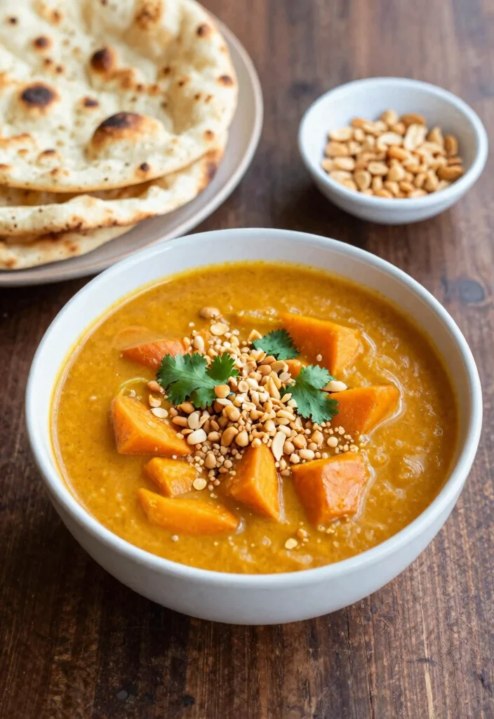 17 Crock Pot Recipes Healthy Simple Slow Cooker Dinners - 8. Thai Peanut Sweet Potato Soup 1