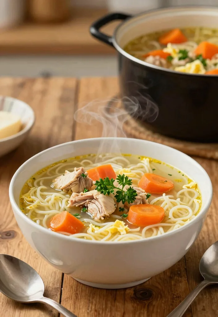 17 Crock Pot Soup Recipes: Simple Slow Simmered Favorites for Healthy Living - 1. Classic Chicken Noodle Soup 1