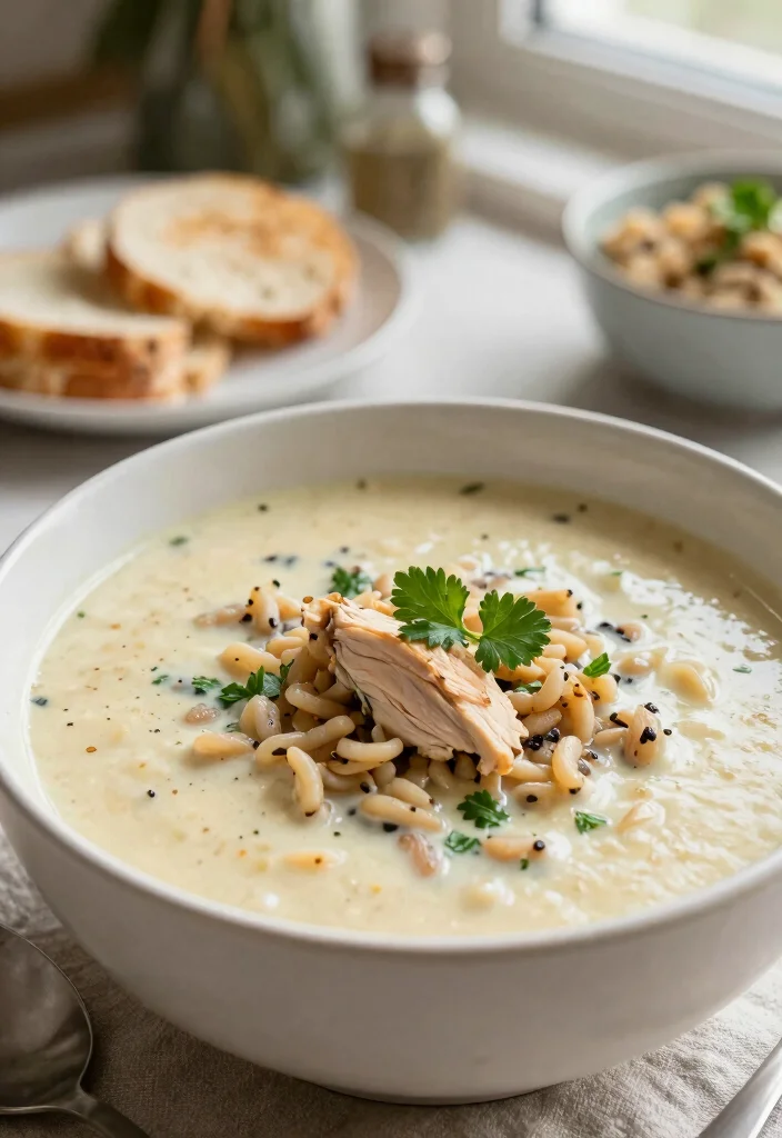 17 Crock Pot Soup Recipes: Simple Slow Simmered Favorites for Healthy Living - 11. Creamy Chicken and Wild Rice Soup 1