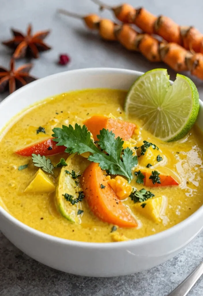 17 Crock Pot Soup Recipes: Simple Slow Simmered Favorites for Healthy Living - 16. Coconut Curry Soup 1