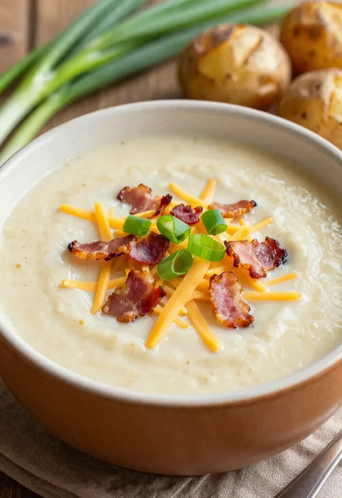 17 Crock Pot Soup Recipes: Simple Slow Simmered Favorites for Healthy Living - 5. Loaded Potato Soup 1