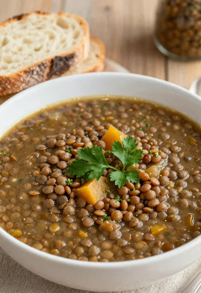 17 Crock Pot Soup Recipes: Simple Slow Simmered Favorites for Healthy Living - 8. Lentil Soup 1