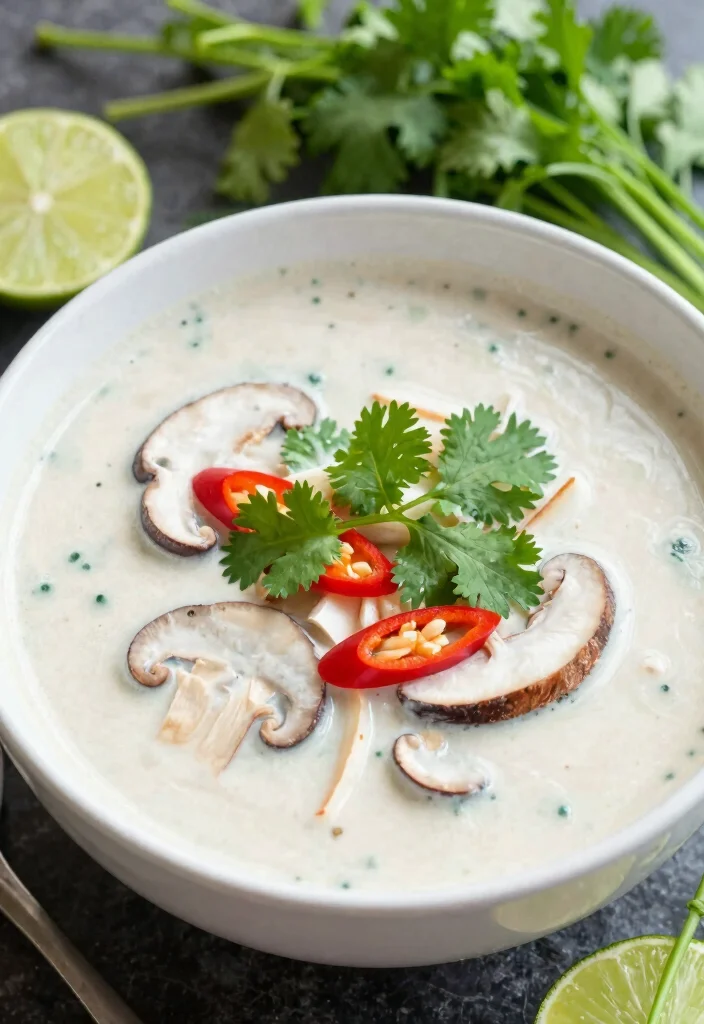 17 Crock Pot Soup Recipes: Simple Slow Simmered Favorites for Healthy Living - 9. Thai Coconut Soup 1