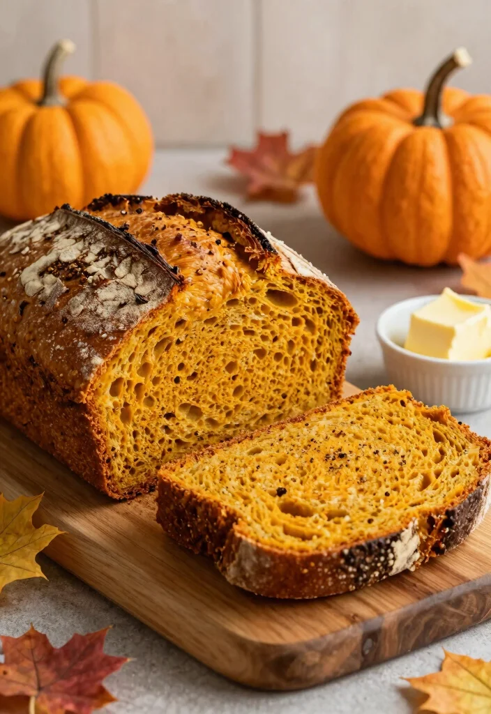 17 Gluten Free Sourdough Recipes Artisan and Flavorful - 9. Gluten Free Sourdough Pumpkin Bread 1
