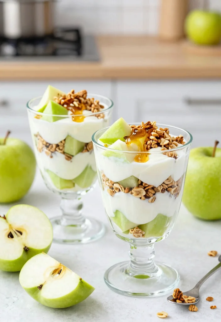 17 Granny Smith Apple Recipes Tart Fresh and Versatile - 16. Granny Smith Apple Yogurt Parfaits 1