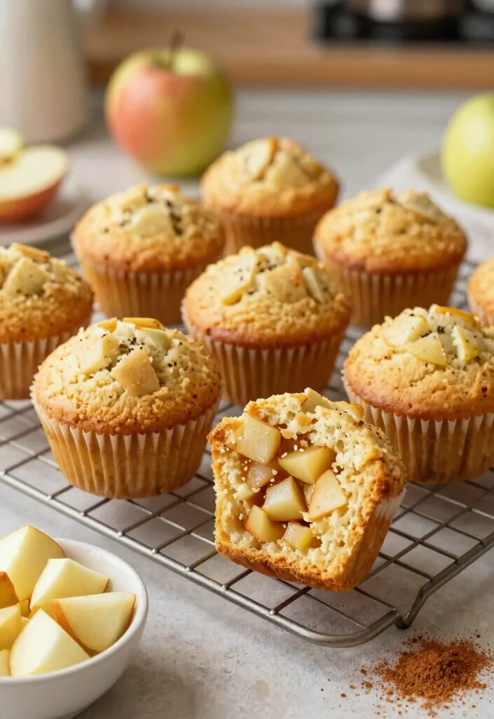 17 Granny Smith Apple Recipes Tart Fresh and Versatile - 3. Granny Smith Apple Muffins 1