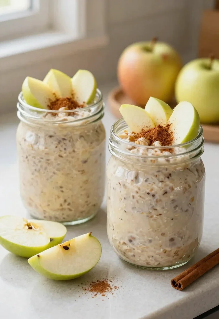 17 Granny Smith Apple Recipes Tart Fresh and Versatile - 6. Apple and Cinnamon Overnight Oats 1