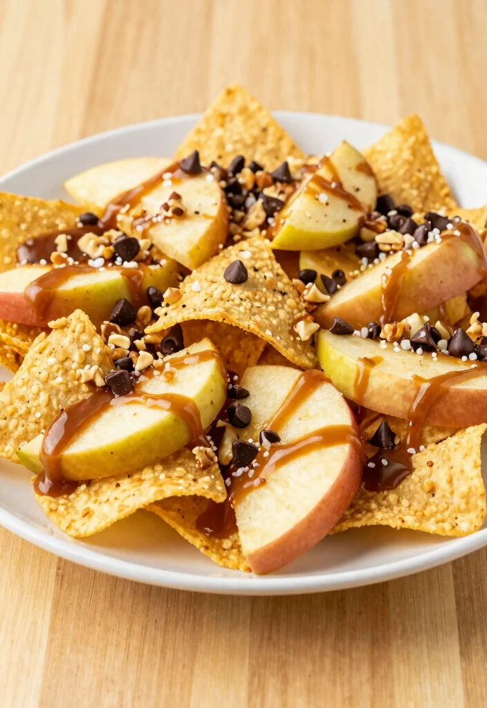 18 Apple Dessert Recipes Easy Sweet Crowd Pleasers - 3. Caramel Apple Nachos 1